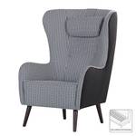 Fauteuil à oreilles Leska Tissu