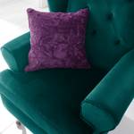 Housse de coussin Serra Aubergine 40 x 40 cm