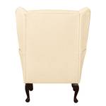 Oorfauteuil Lofthouse geweven stof - Licht beige