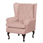 Fauteuil à oreilles Lofthouse Tissu - Mauve