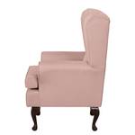 Fauteuil à oreilles Lofthouse Tissu - Mauve