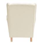 Bankstellen Luro 2-1-1 (2-zitsbank, fauteuil, fauteuil) - structuurstof - Geweven stof Inas: Cappuccino
