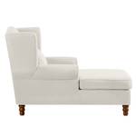 Fauteuil à oreilles Sofia XXL Tissu en coton - Beige