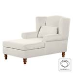 Fauteuil à oreilles Sofia XXL Tissu en coton - Beige