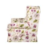 Oorfauteuil Summer Romance I geweven stof - beige - gebloemd