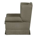 Oorfauteuil Summer Romance geweven stof - Taupe - Zonder hocker