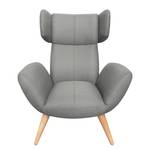 Oorfauteuil Tanacross geweven stof - Grijs