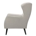 Oorfauteuil Walling vlakweefsel - Platinakleurig - Platinakleurig