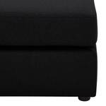 Pouf repose-pieds Bilbao Tissu Tissu Selva : Anthracite