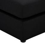 Pouf repose-pieds Bilbao Tissu Tissu Selva : Anthracite