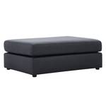 Pouf repose-pieds Bilbao Tissu Tissu Milan : Anthracite