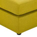 Pouf repose-pieds Bilbao Tissu Tissu Milan : Jaune