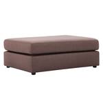 Pouf repose-pieds Bilbao Tissu Tissu Milan : Gris-Marron