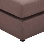 Pouf repose-pieds Bilbao Tissu Tissu Milan : Gris-Marron