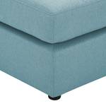 Pouf repose-pieds Bilbao Tissu Tissu Selva : Bleu clair