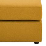 Pouf repose-pieds Bilbao Tissu Tissu Selva : Jaune moutarde