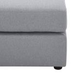 Pouf repose-pieds Bilbao Tissu Tissu Ramira : Argenté