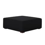 Pouf repose-pieds Seed Tissu Tissu Selva : Anthracite