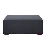 Pouf repose-pieds Seed Tissu Tissu Milan : Anthracite