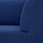 Longchair Seed geweven stof Stof Ramira: Blauw - Armleuning vooraanzicht links