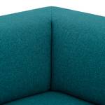 Longchair Seed geweven stof Stof Ramira: Turquoise - Armleuning vooraanzicht links