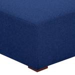 Pouf repose-pieds Seed Tissu Tissu Ramira : Bleu