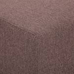 Pouf repose-pieds Seed Tissu Tissu Milan : Gris-Marron