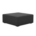 Pouf repose-pieds Seed Cuir véritable Cuir véritable Gad : Anthracite