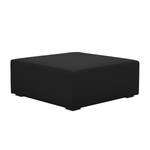 Pouf repose-pieds Seed Cuir véritable Cuir véritable Gad : Noir