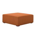 Pouf repose-pieds Seed Tissu Tissu Milan : Marron rouille