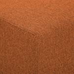 Pouf repose-pieds Seed Tissu Tissu Milan : Marron rouille