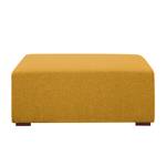 Pouf repose-pieds Seed Tissu Tissu Selva : Jaune moutarde