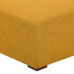 Pouf repose-pieds Seed Tissu Tissu Selva : Jaune moutarde