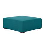 Gestoffeerde hocker Seed geweven stof Stof Ramira: Turquoise