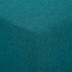 Gestoffeerde hocker Seed geweven stof Stof Ramira: Turquoise