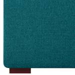 Pouf repose-pieds Seed Tissu Tissu Ramira : Turquoise