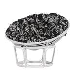 Fauteuil papasan Tamita Rotin blanc