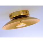 LED-Deckenleuchte Plate Leaf Stahl - 1-flammig - Gold - Durchmesser Lampenschirm: 30 cm