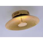 Plafonnier LED Plate Leaf Acier - 1 ampoule - Doré - Abat-jour diamètre : 30 cm