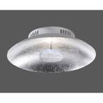 LED-Deckenleuchte Plate Leaf Stahl - 1-flammig - Silber - Durchmesser Lampenschirm: 30 cm