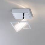 Plafonnier LED Fantino Verre / Acier - 1 ampoule - Largeur : 18 cm