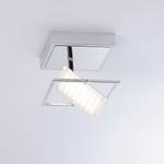 Plafonnier LED Fantino Verre / Acier - 1 ampoule - Largeur : 18 cm