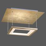 LED-Deckenleuchte Nevis Leaf I Kunststoff / Stahl - 4-flammig - Weiß / Gold