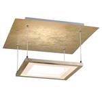 LED-Deckenleuchte Nevis Leaf I Kunststoff / Stahl - 4-flammig - Weiß / Gold