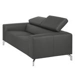 Sofa Varberg (2,5-Sitzer) Echtleder Echtleder - Dunkelgrau