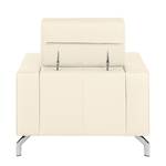 Fauteuil Varberg Cuir véritable blanc