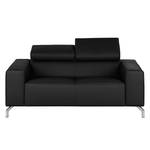 Sofa Varberg (2-Sitzer) Echtleder Echtleder - Schwarz