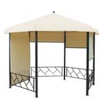 Pavillon Morne II Aluminium/Textil Anthrazit/Beige