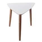 Table basse Mandal I Blanc / Noyer - Blanc / Noyer