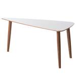 Table basse Mandal I Blanc / Noyer - Blanc / Noyer